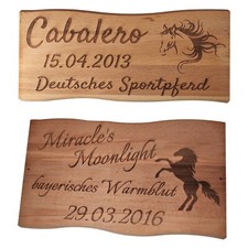 Pferdeboxenschild Boxenschild