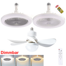 LED Deckenventilator Ventilator Lüfter Deckenlampe Beleuchtung mit Fernbedienung