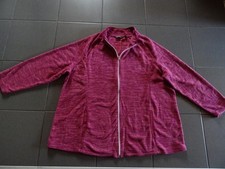 Ulla Popken Fleecejacke Jäckchen 50 52 pink Ton meliert