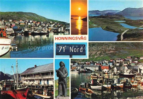 Honningsvag norge hafen - norge,