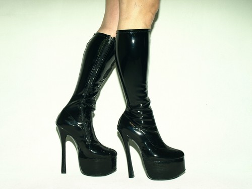 20cm highs heels latex 100 - 20cm, 100%