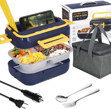 Elektrisch Lunchbox Auto Warmhalterbox 12V 24V 220V Speisenwärmer Essen Brotdose