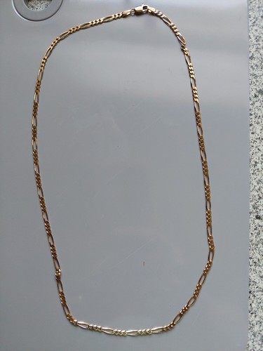 Kette gold 333 figaro cm - kette,