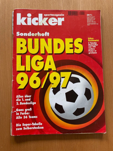 Kicker bundesliga sonderheft - bundesliga,