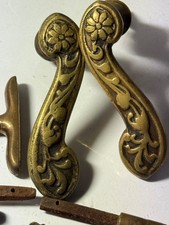 Konvolut alter messing klinken - messing,