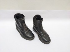 Reiterstiefel Leder Schwarz EU30 / US12