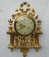 Carteluhr,  Cartelluhr,   Prunkuhr, Hochzeit suhr, Schweden Junghans-Werk