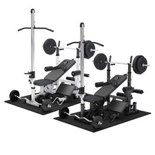 GORILLA SPORTS® Kraftstation Hantelbank Trainingsbank Fitnessstation Multi-Gym