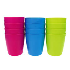 12er Set Mehrweg-Kunststoffbecher 0,3 l | Trinkbecher | Plastikbecher | Becher
