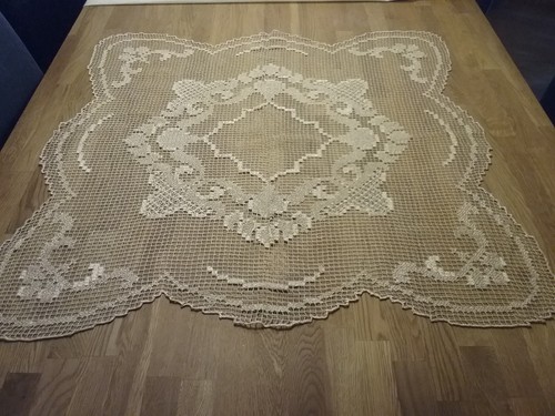 Alte antike tischdecke - alte,