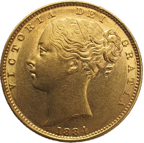 1884 queen victoria schild - victoria,