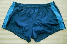 BLAUE SPORTHOSE - GLANZSHORTS