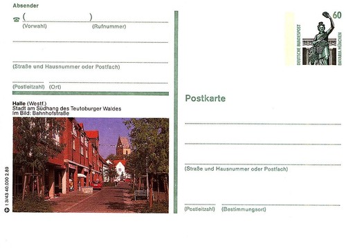 Bildpostkarte halle - bildpostkarte,