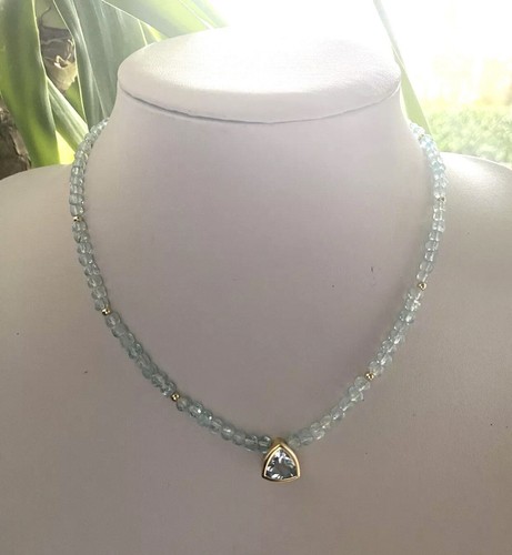 Aaa designer blautopas kette - aaa,