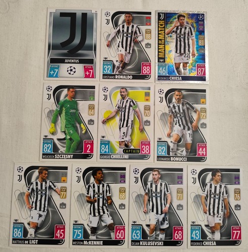 Match attax juventus - match, 21/22