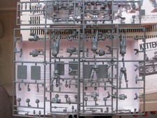 Tamiya MM129, "3 FIGURENGITTER für KL.KETTENKRAFTRAD", Ersatzteile, 1:35