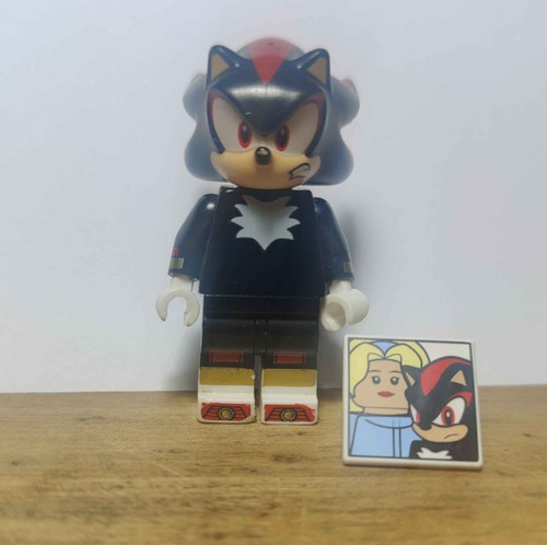 Lego sonic minifigur shadow - lego,