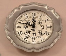 ZINN Wanduhr Junghans IG Bauen