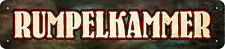 Blechschild Straßenschild Schild Rumpelkammer Kinderzimmer Wohnung aufräumen