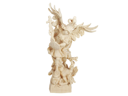 Holz figur heiliger michael - figur,