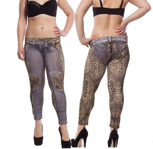 Leoparden stretch leggings - leoparden,