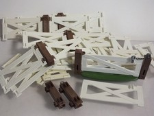 Playmobil Zaun Reiterhof Pferdebox Gatter Fahnenmast Zubehör 6927 6473 6934 6931