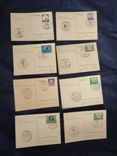 Postkarten Briefmarken Stempel