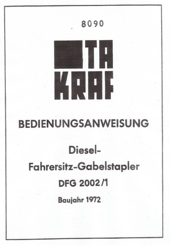 301626 bedienung gabelstapler - 301626,
