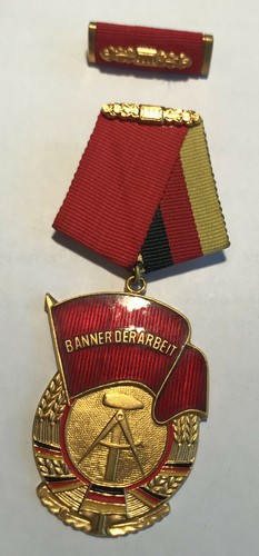 Ddr banner der arbeit - banner,