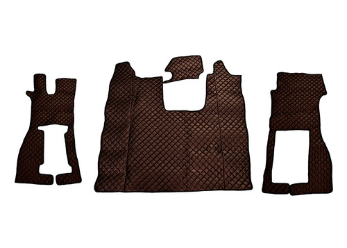 Eco leder fußmatten schwarz - eco,