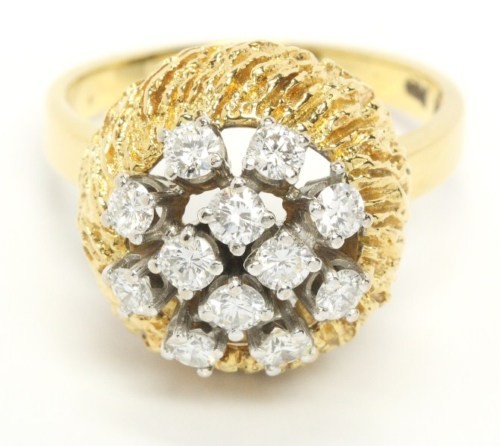 Ring 18 kt 18k - ring, in