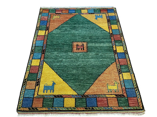 Handgeknüpfter gabbeh teppich - handgeknüpfter,