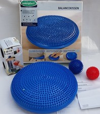 Neu Sensiplast Balancekissen + 2 Massageball Noppenbal Luftkissen Ballsitzkissen