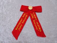 DDR Wachregiment Berlin Feliks Dzierzynski Schleife mit Abzeichen Pin - Vintage