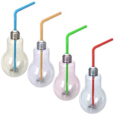 4er Set LED Trinkglas 0,4l