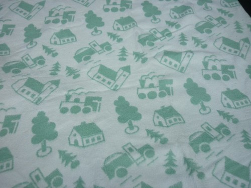 Ddr babydecke lind - lind, weiss