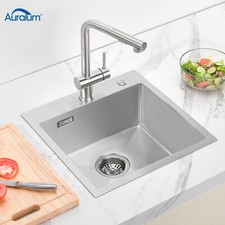 Spülbecken 45x45 cm Edelstahl