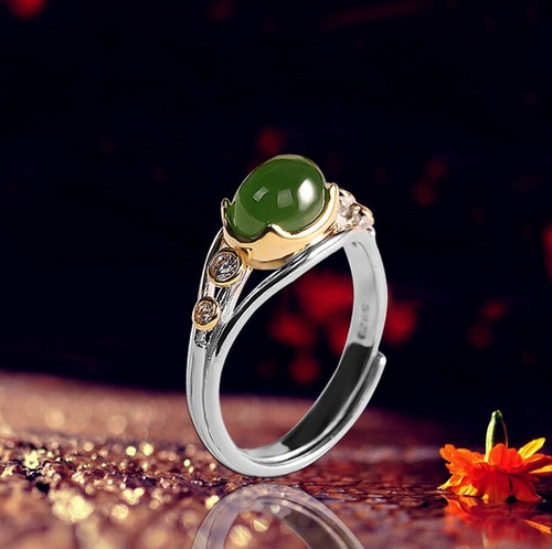 I03 romantischer ring grüne - romantischer,