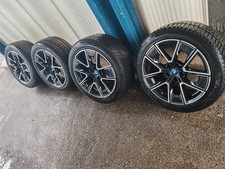 Satz Original 18 Zoll  BMW 4er M Felgen mit Hankook - Winterreifen