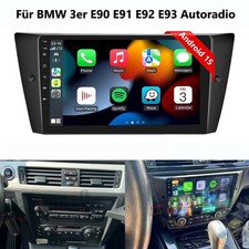 Für BMW 3er E90 E91 E92 E93 Apple Carplay Android 15 Autoradio BT GPS Navi 2+64G