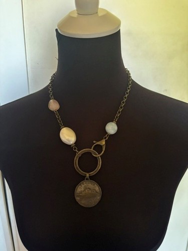 Vintage halskette mit - vintage,