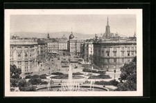 Wien, Schwarzenbergplatz, Strassenbahn, Ansichtskarte 