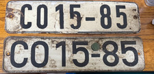 2x alte DDR KFZ Kennzeichen CO