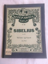 Valse lyrique - Jean Sibelius Op. 96 a Noten für Piano - Wilhelm Hansen Edition