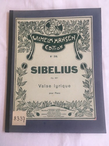 Valse lyrique jean sibelius - lyrique,