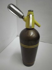 60er 70er Syphon Sodaspender Selter oliv  Vintage 60s 70s