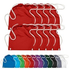 10er PACK Baumwoll Turnbeutel
