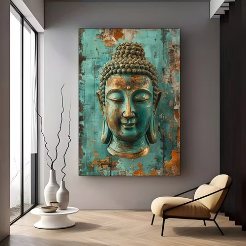 Leinwanddruck xxl buddha - leinwanddruck,