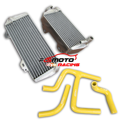 Aluminum radiator yellow - aluminum, radiator+yellow