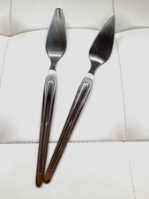 DDR Besteck  ABS 550  Buttermesser + Käsemesser PERLRAND Punkterand Perlenrand